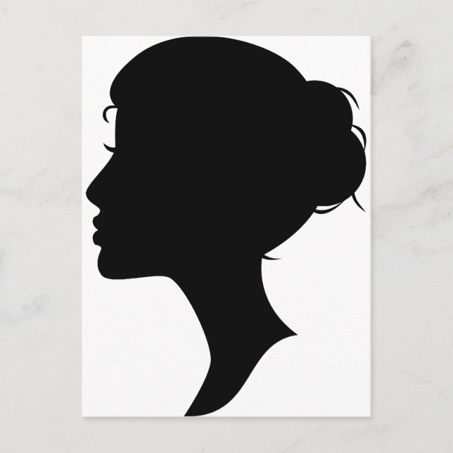 Female Silhouette Postcard (Front)