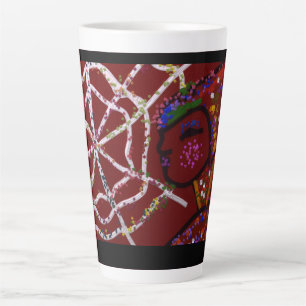 Female Spider Pharaoh  Latte Mug