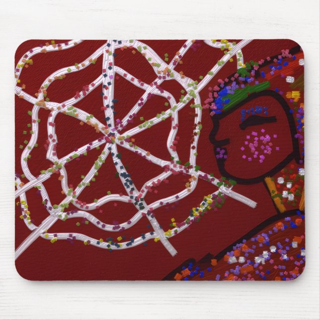 Female Spider Pharaoh  Mouse Pad (Front)