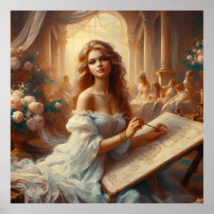 Female Student Poster