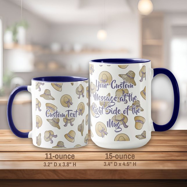 Female Summer Hats Beige Mug (Creator Uploaded)