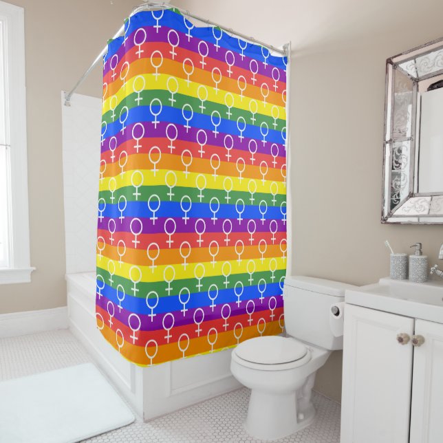 Female Symbol Rainbow Pattern (In Situ)