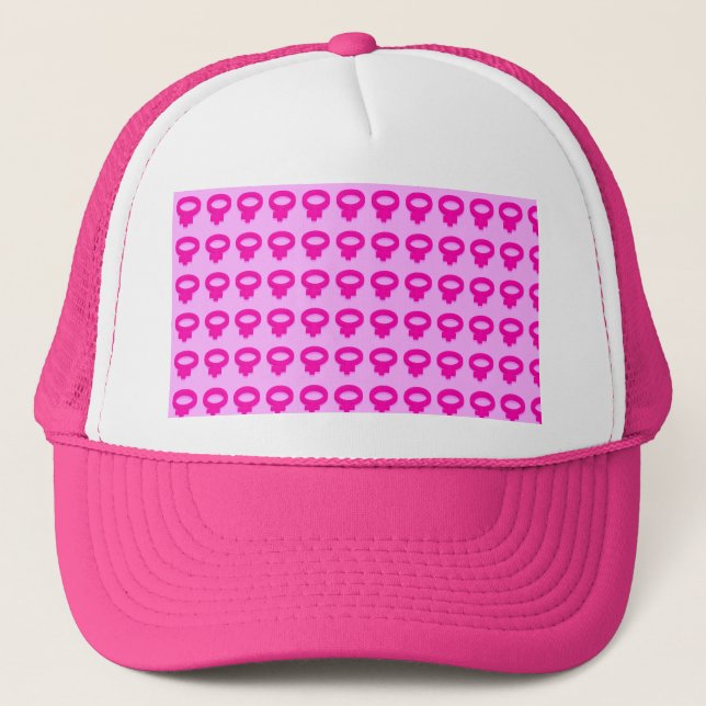 FEMALE SYMBOLS TRUCKER HAT (Front)