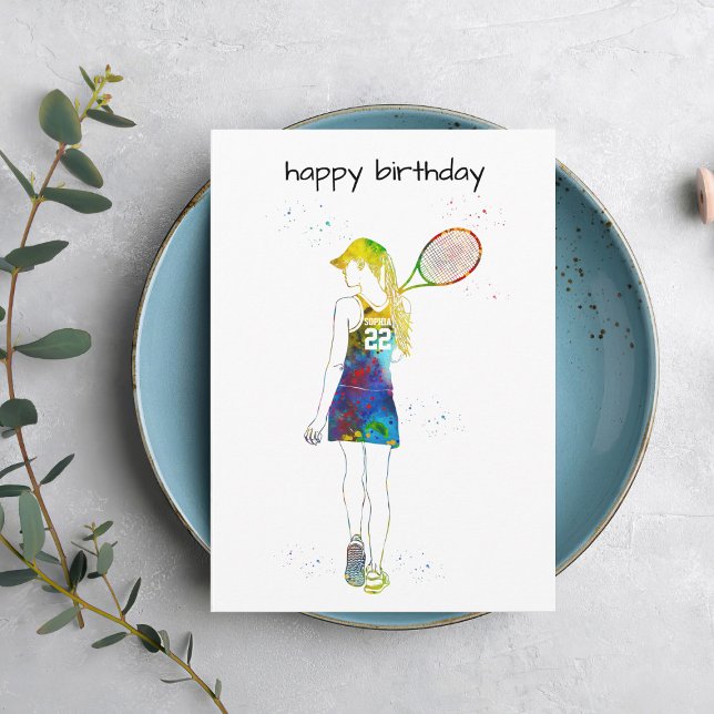 Female Tennis Player Card (Creator Uploaded)