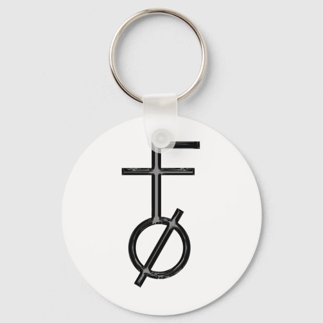 Female to Neutrois Keychain (Front)