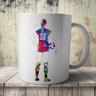 Female Volleyball Player Coffee Mug