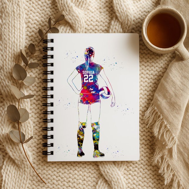 Female Volleyball Player Notebook (Creator Uploaded)