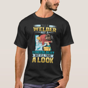 Female Welder Funny Funny Welding Mechanic Forge S T-Shirt