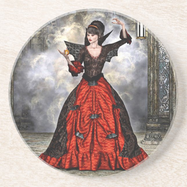 Female Wizard Coaster (Front)