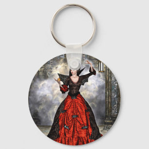 Female Wizard Keychain