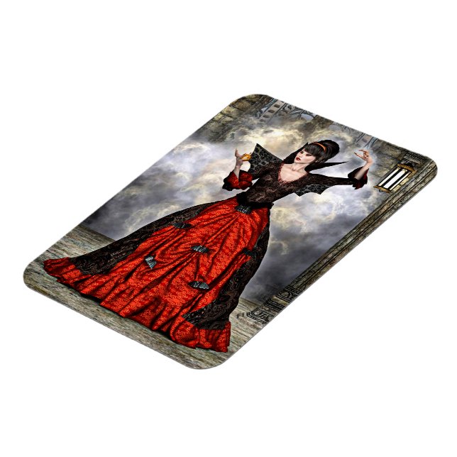 Female Wizard Magnet (Left Side)