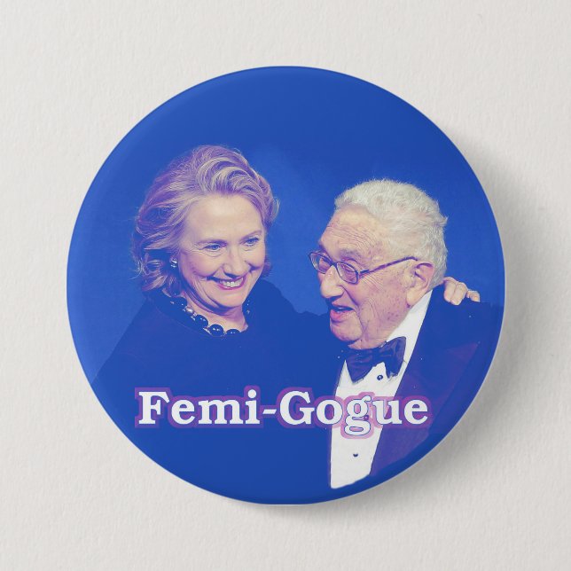 Femi-Gogue 3 Inch Round Button (Front)