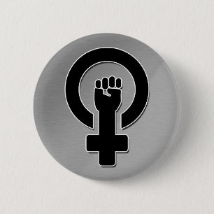 Femifist 2 Inch Round Button
