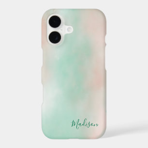 Féminin Rose Pastel Vert Dégradé Script 