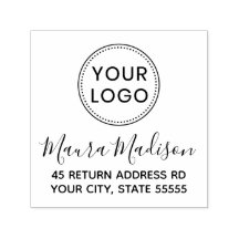 Feminine add your own logo custom address or text