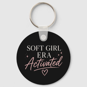 Feminine Aesthetic Soft Girl Era  Keychain