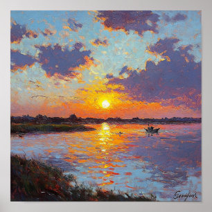 Feminine Afterglow Day'S End Home Furnishings Poster