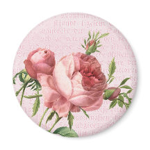 Feminine and beautiful vintage rose pink