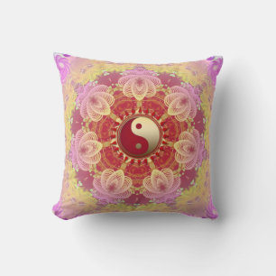 Feminine Beauty New Age YinYang Cushion