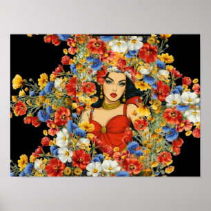 Feminine Beauty Wall Art – Woman 