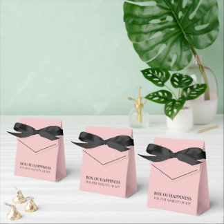 Feminine Birthday Party Favor Design | Blush Rose Box