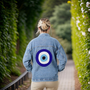 Feminine Bleu Moderne Oeil Grec