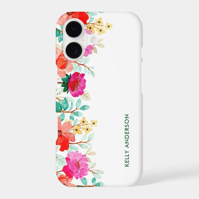 Feminine Botanical Trendy Floral Pattern Decal (Back)
