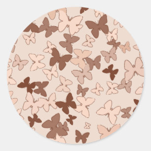 Feminine Butterfly Stickers