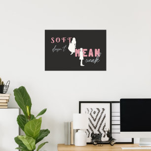 Feminine Empowerment - Modern Dark  Poster