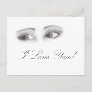 Feminine Eyes Postcard