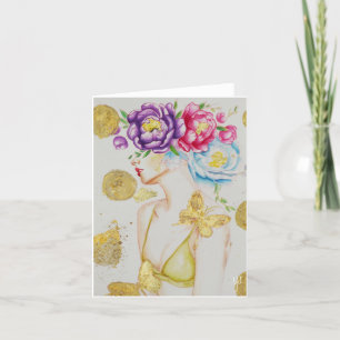 Feminine Genius Greeting Card #1