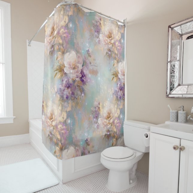 Feminine Gold White Flowers (In Situ)