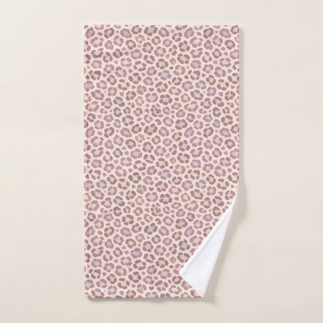 Feminine Leopard Pattern Hand Towel (Hand Towel)