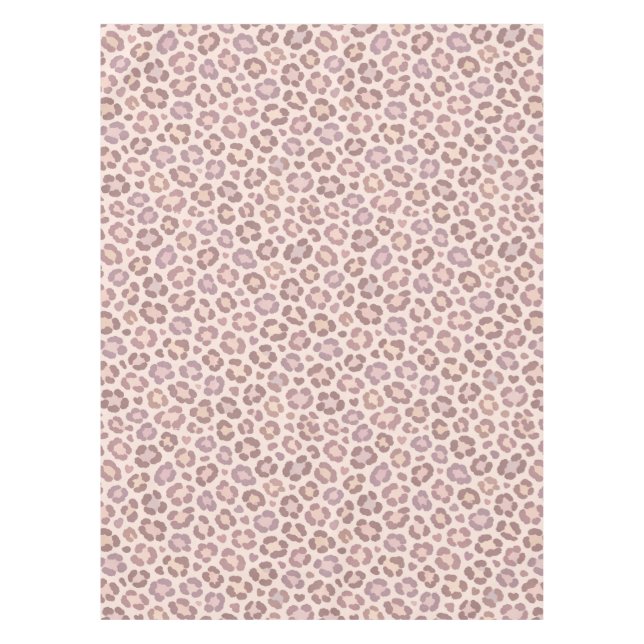 Feminine Leopard Pattern Tablecloth (Front)