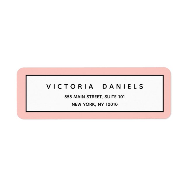 Feminine Logo | Pink | Minimal professional (Front)