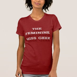 Feminine Miss Geek Classic T-Shirt