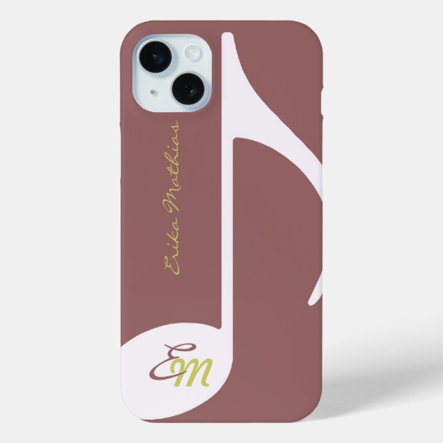 feminine Musical Note Case-Mate iPhone Case (Back)