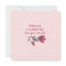 Feminine pink floral swan Mother's Day
