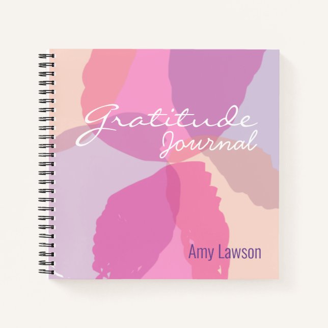 Feminine Pink Gratitude Journal (Front)