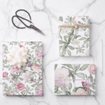 Feminine Pink Roses Watercolor Floral Wrapping Paper Sheet<br><div class="desc">Pretty and feminine,  this floral wrapping paper set has a combination of watercolor pink roses and white flowers with greenery. It makes a versatile choice for birthdays,  bridal showers,  weddings or just because.</div>