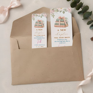  Feminine  pink watercolor floral return address