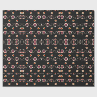 Feminine Surrealism in Warm Tones Wrapping Paper