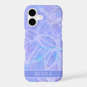 Feminine violet Abstrait Floral Personnalisé
