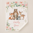 Feminine Woodland Animals / Forest Blush Floral