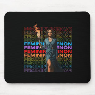 Femininomenon Funny Kamala Harris  Mouse Pad
