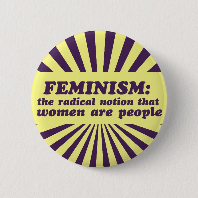 Feminism 2 Inch Round Button (Front)