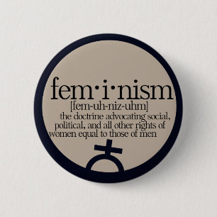 Feminism Defined 2 Inch Round Button
