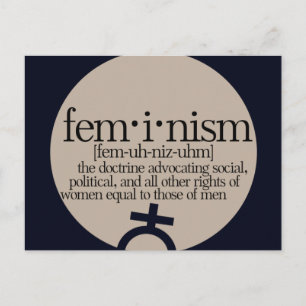 Feminism Defined Postcard