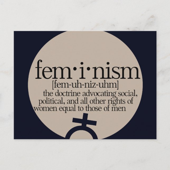Feminism Defined Postcard (Front)