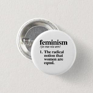 Feminism Definition 1 Inch Round Button